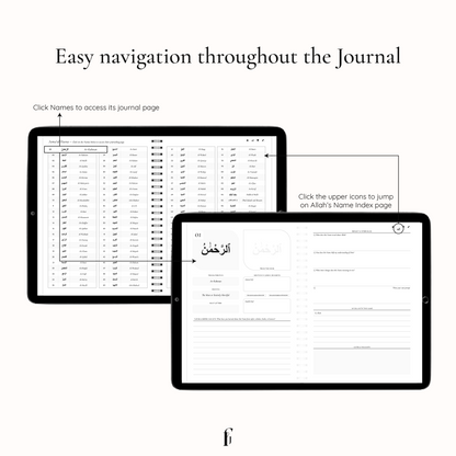 99 Names of Allah Digital Journal
