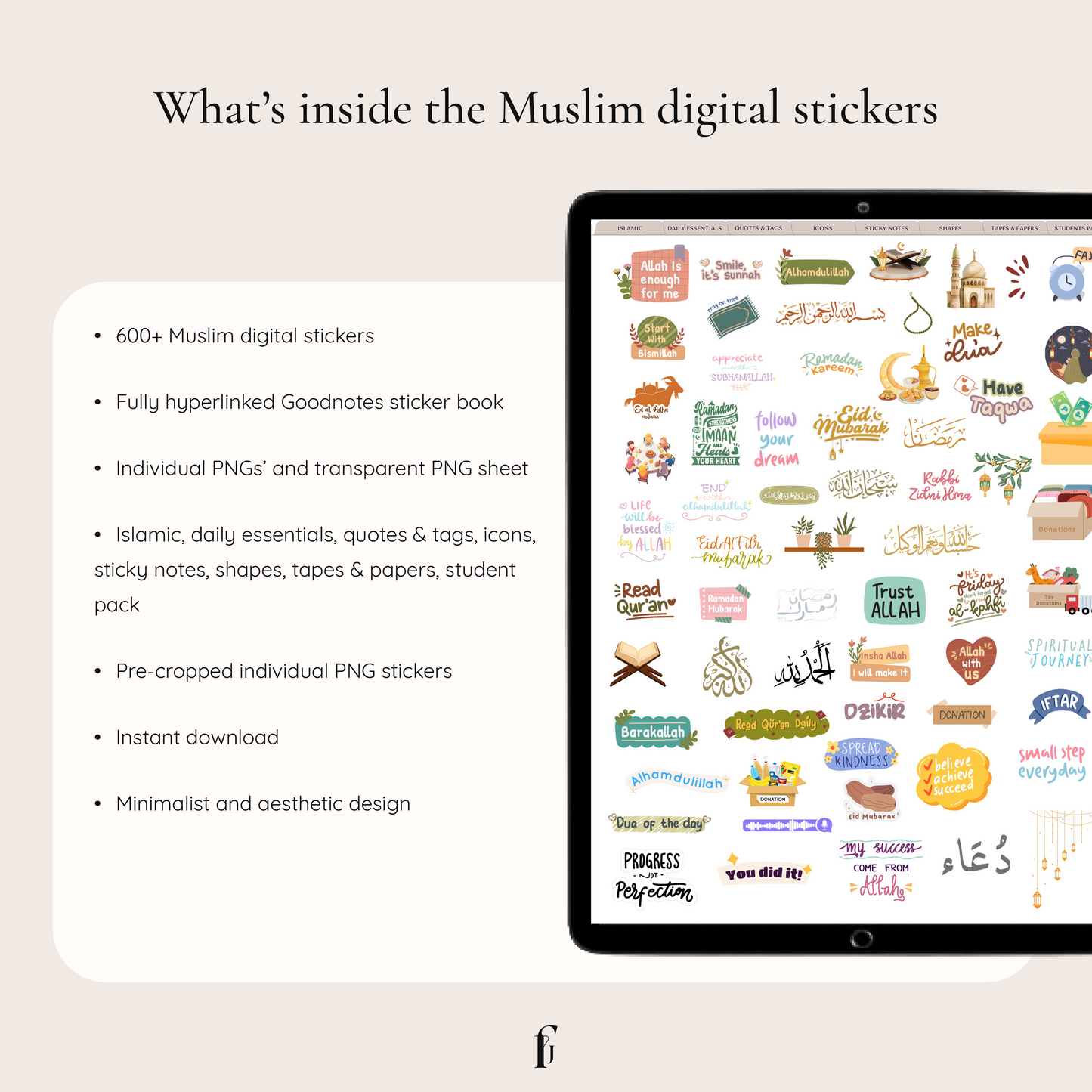 Muslim Digital Stickers