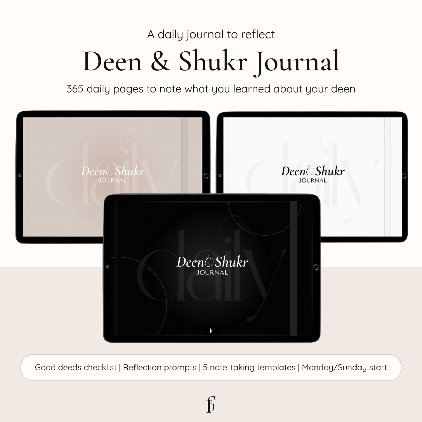 Daily Deen and Shukr Journal
