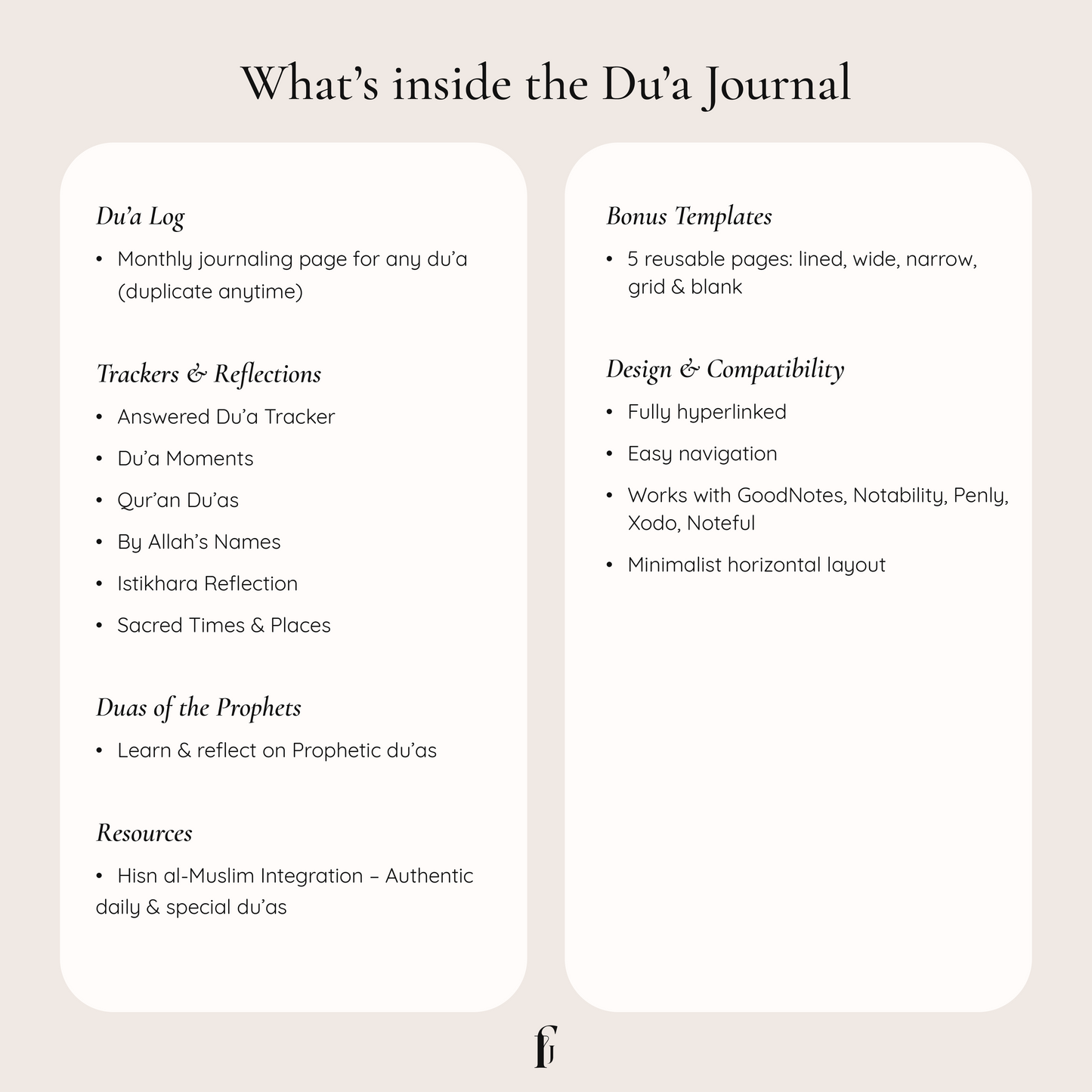Digital Du'a Journal