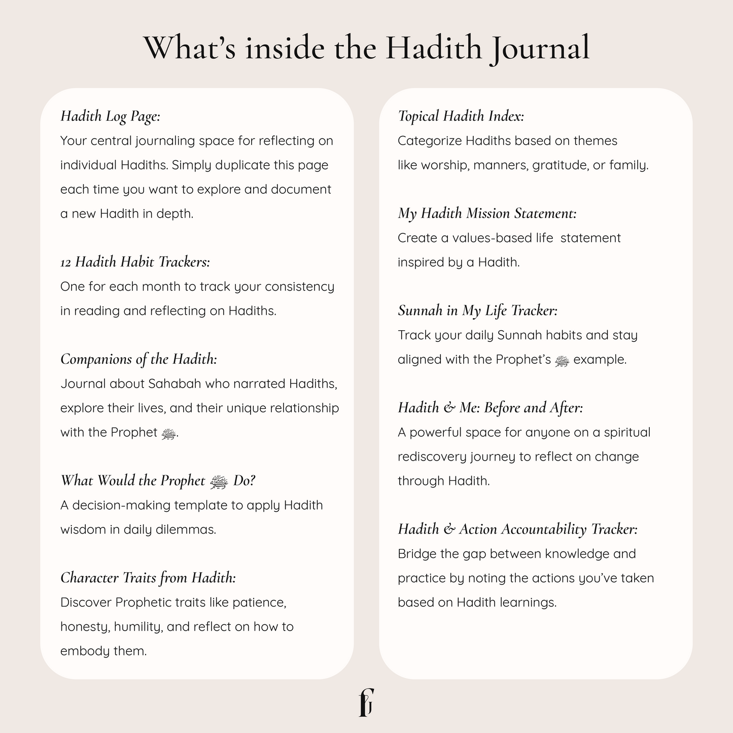 Living the Hadith Digital Journal