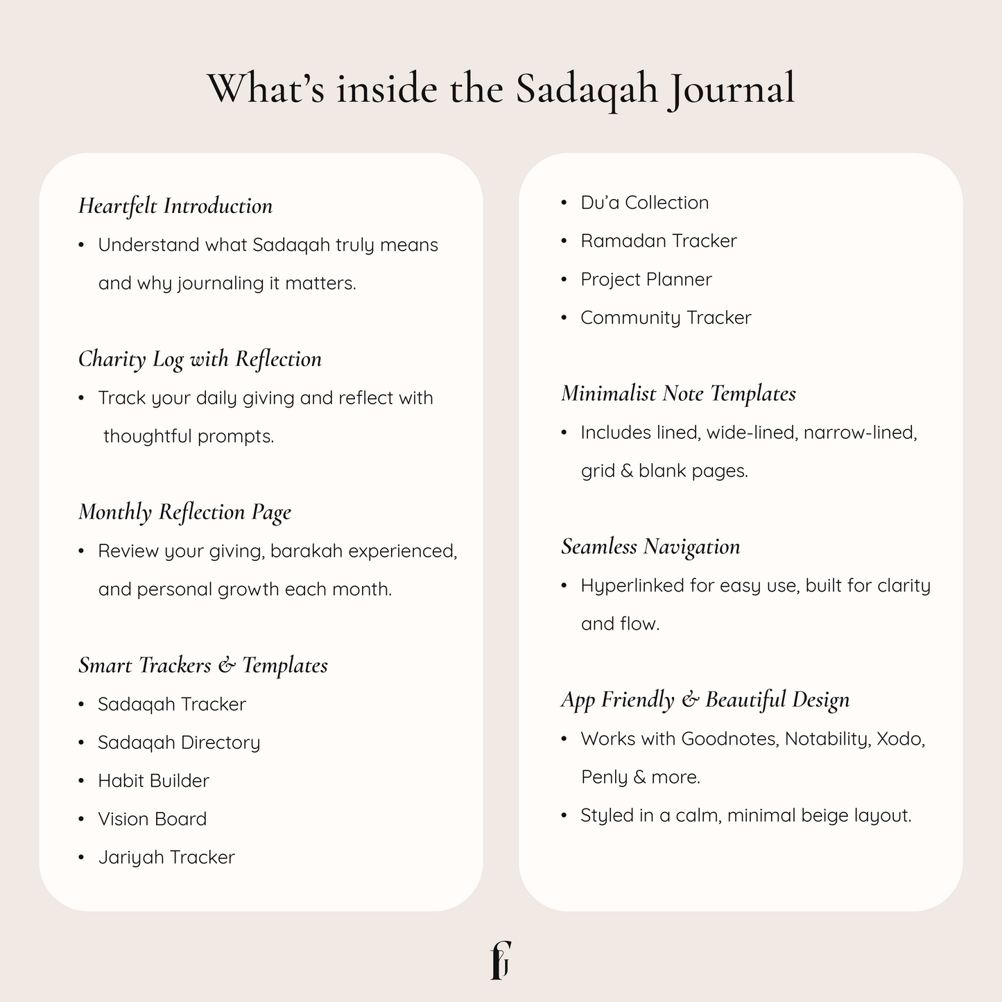 Digital Sadaqah Journal