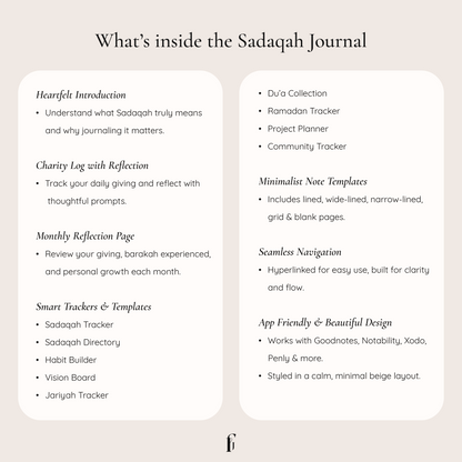 Digital Sadaqah Journal